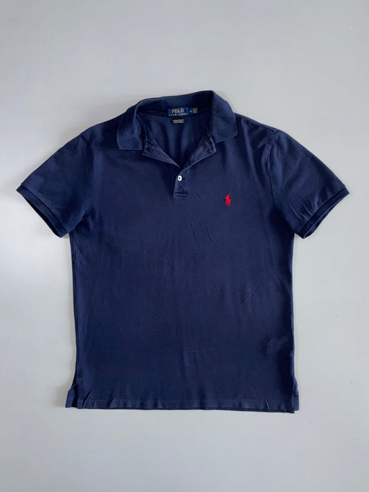 Polo Ralph Lauren Navy Polo | Custom Slim Fit (L)