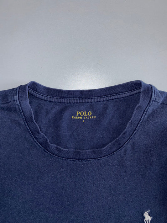 Polo Ralph Lauren Navy Long Sleeve Tee (L)