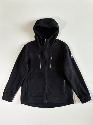 Adidas Black Fleece Zip Hoodie (XL)