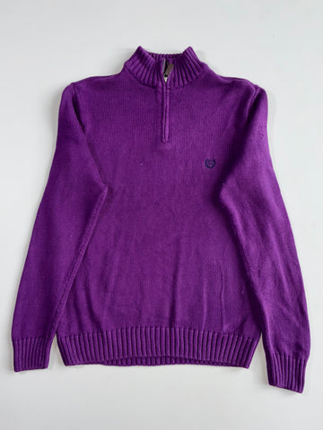 Chaps Quarter-Zip Knit Sweater (M)