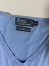 Polo Ralph Lauren Sky Blue V-Neck Pima Cotton Sweater (M)