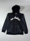 True Religion Zip-Up Hoodie – Black (S)