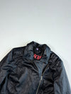 Vintage Aviatrix Black Leather Asymmetric Zip Women’s (M)