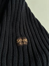 Schott NYC Chunky Rib Knit Zip-Up Hooded Sweater(M)