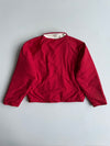 Vintage Reversible Sherpa Fleece to Nylon Snap Jacket – Cream/Red (XL)