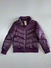 Miss 1950 Purple Quilted Puffer Jacket (S)