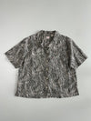 Levi's Zebra Print Button-Up Shirt — Black & White / Oversized Fit (XL)