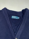 Vintage Polo Ralph Lauren Navy Blue Button Cardigan (XL)