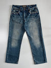 Big Spade | Y2K Embroidered Distressed Denim (W:32|L:40)