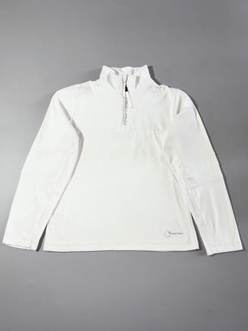 Protest Girl White Quarter Zip Fleece – Women's (S)