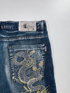 Buhmaa Dragon Embroidered Jeans (W:36 |L:41)