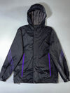 Adidas Windbreaker Rain Jacket Black/Purple (XL)