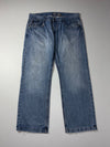 Basic Concept Blue Denim Jeans (W:38) (L:43)