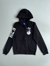 Adidas Originals Spellout Graphic Zip-Up Hoodie – Black (S)