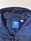 Vintage Adidas Originals Navy Blue Zip-Up Track Jacket (L)