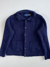 Polo Ralph Lauren Waffle Knit Collared Cardigan(M)