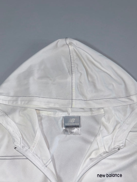 New Balance White Zip-Up Hoodie Men’s (S)