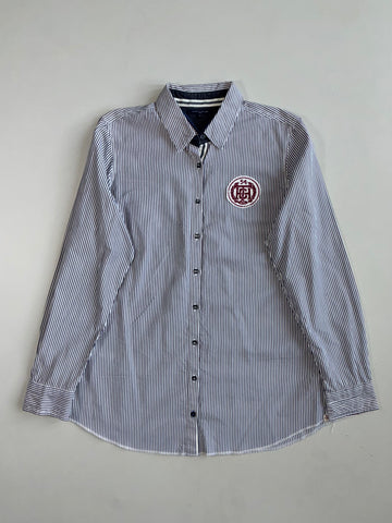 Tommy Hilfiger Sport Pinstripe Crest Shirt(S)