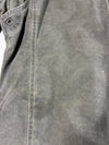 Harley-Davidson Grey Zip-Up Biker Jacket with Black Contrast Panels (M)
