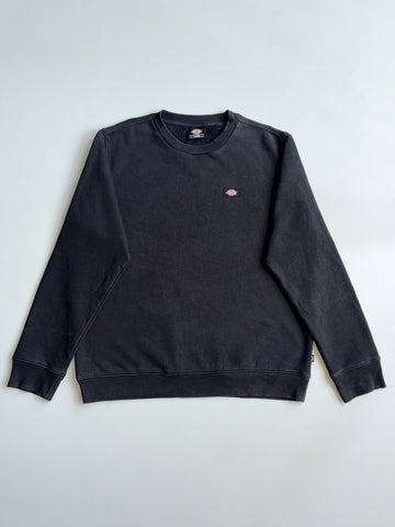 Dickies Box Logo Fleece Crewneck Sweatshirt – Black (XL)