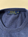 Polo Ralph Lauren Heather Blue Wool Crewneck Sweater (XL/2XL)