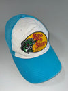 Vintage Bass Pro Shops Blue White Mesh Trucker Cap (Adjustable)