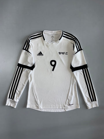 Adidas Formotion Korean FC #9 Long Sleeve Football Jersey
White/Black — Recycled Polyester (L)