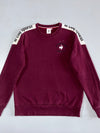 Le Coq Sportif Maroon Taped Logo Sweatshirt (M)