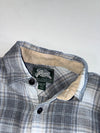 Roots Canada Plaid Flannel Shirt Grey(S)