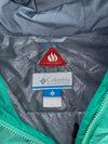 Columbia Omni-Heat Mint Green Hooded Puffer Women's Jacket  (M)