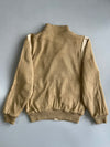 Puma Re Vintage Knit-Trim Bomber Jacket Cream Beige (M)