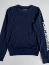Abercrombie & Fitch Long Sleeve Spellout Sweatshirt – Navy | (M)