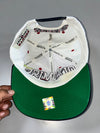 Ole Miss (Rebels) Cap – White/Navy Zephyr Snapback (Adjustable)