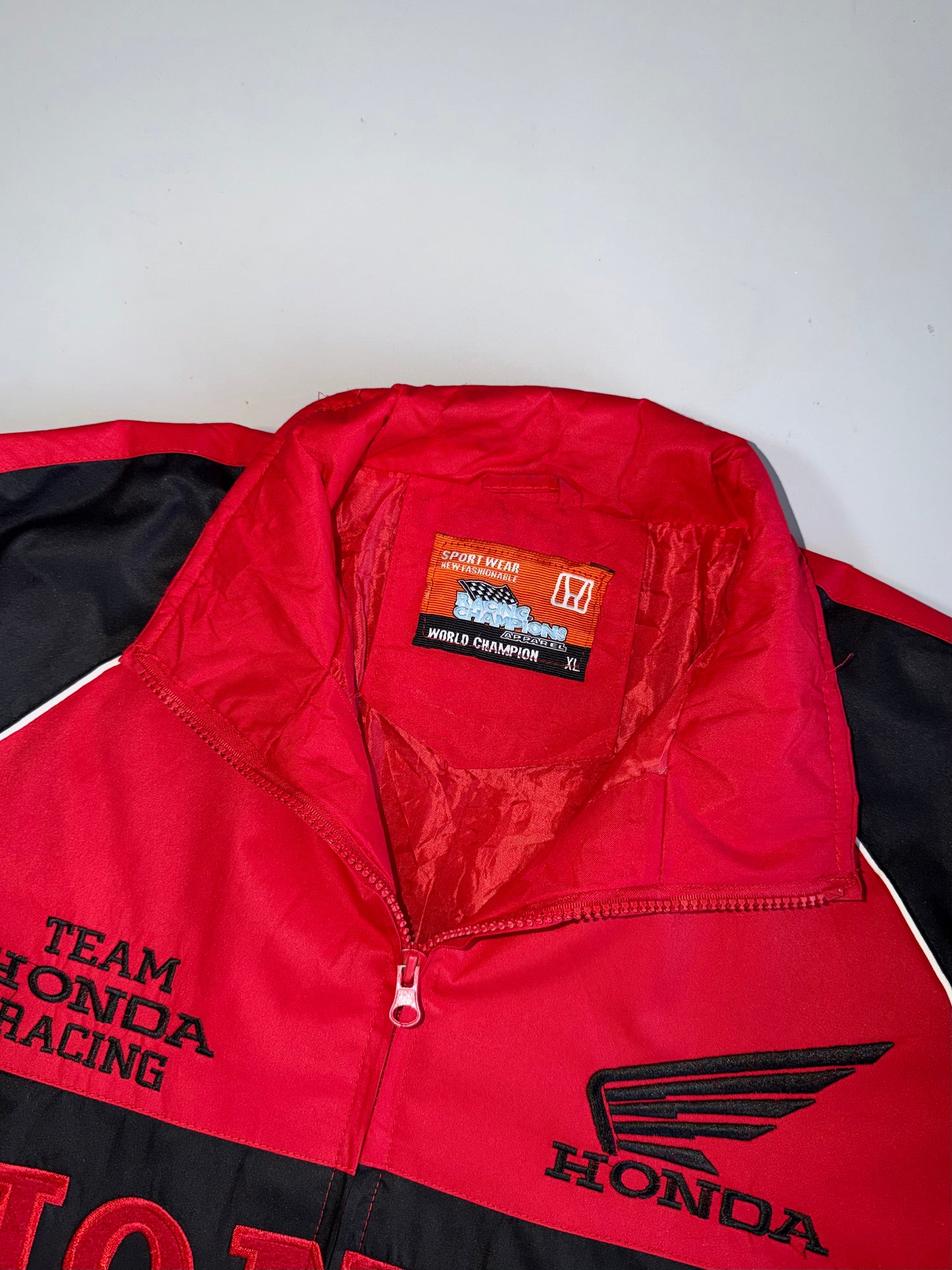 !          Vintage Style Honda Racing Motorsport Jacket (XL)