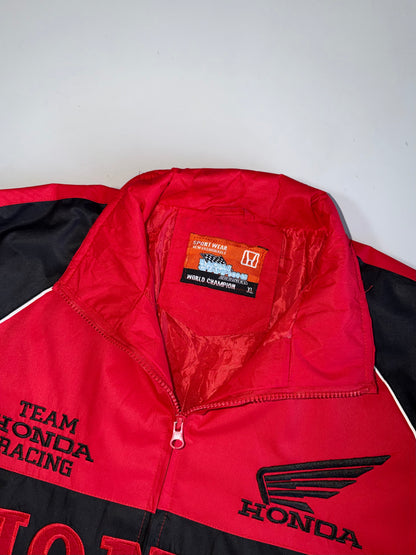 !          Vintage Style Honda Racing Motorsport Jacket (XL)
