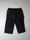 Puma Black & White 3/4 Nylon Track Shorts – Mesh Lined(W:32) (L:29)