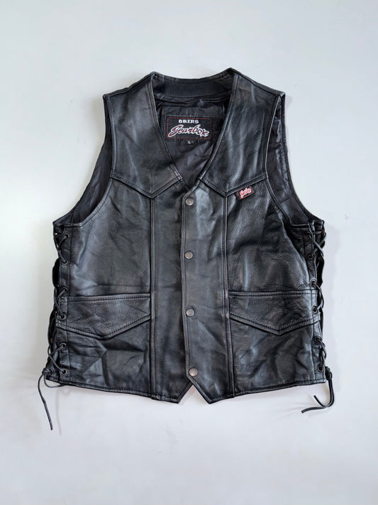 Vintage Premium Original Leather Vest (M)