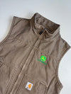 Carhartt x John Deere Embroidered Canvas Work Vest – Khaki(S)