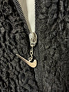 Vintage Nike Black Cropped Sherpa Zip-Up Jacket Women’s (S)
