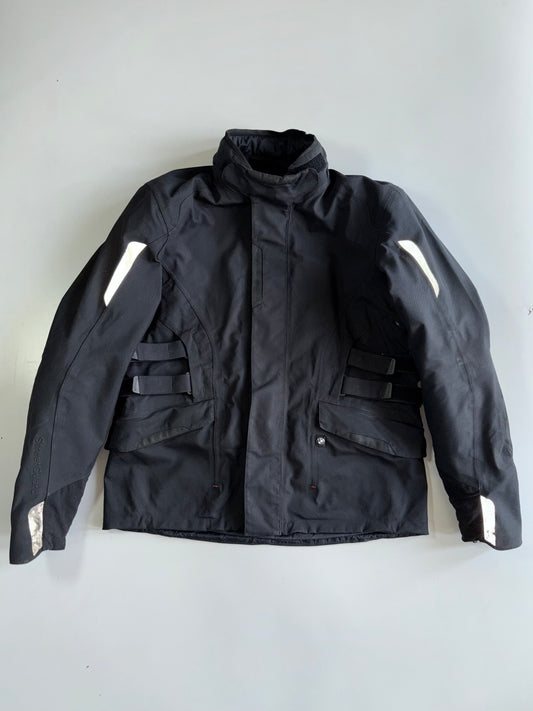 BMW Motorrad StreetGuard Textile Motorcycle Jacket Armored Reflective Multi-Pocket(Paded) (XL)
