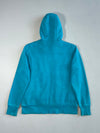 Puma Sport Lifestyle Sherpa-Lined Zip-Up Hoodie Turquoise/Grey Colorblock,  (M)