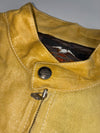 Harley Davidson | Leather  Jacket Mustard Yellow (L)