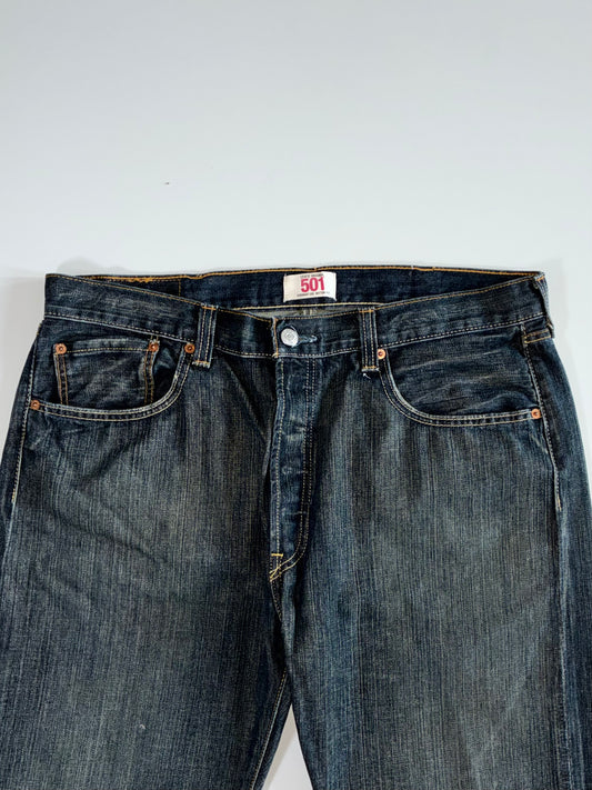 Levi’s 501 Dark Rinse Straight Jeans (W:38|L:41)