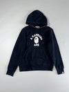 BAPE | Black College Logo Hoodie | (S/M)