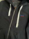 Superdry Orange Label Zip-Up Hoodie – Black (M)