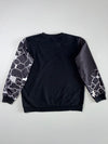 Kingo The Power Black All-Over Graphic Crewneck Sweatshirt (XL)