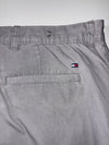 Tommy Hilfiger Grey Cotton Chino Trousers (W:34) (L:40)