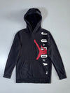 Jordan /Jumpman Graphic Pullover Hoodie Black/Red (S)