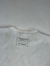 Puma White Fleece Crewneck Sweatshirt – Chest Patch Logo (XL)