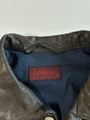 Vintage D'Urban Dark Brown Leather Trucker Jacket (S)